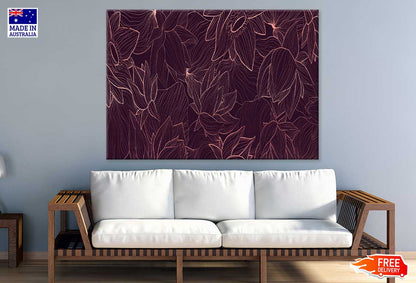 Flower Pattern Vector Art Design Print 100% Australian Made