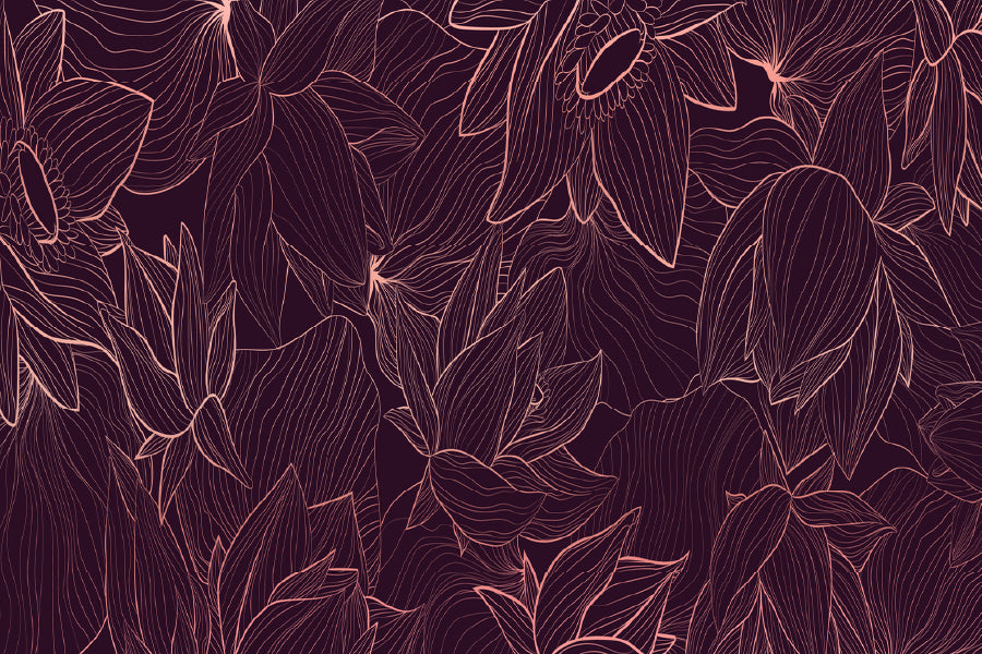 Flower Pattern Vector Art Design Print 100% Australian Made