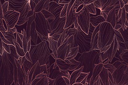 Flower Pattern Vector Art Design Print 100% Australian Made