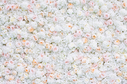 White Roses Flower Aerial View Photograph Print 100% Australian Made