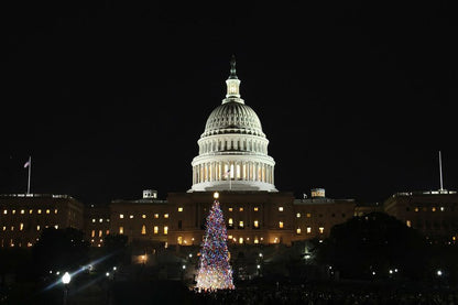 United States Capitol Night View Photograph Washington DC Print 100% Australian Made