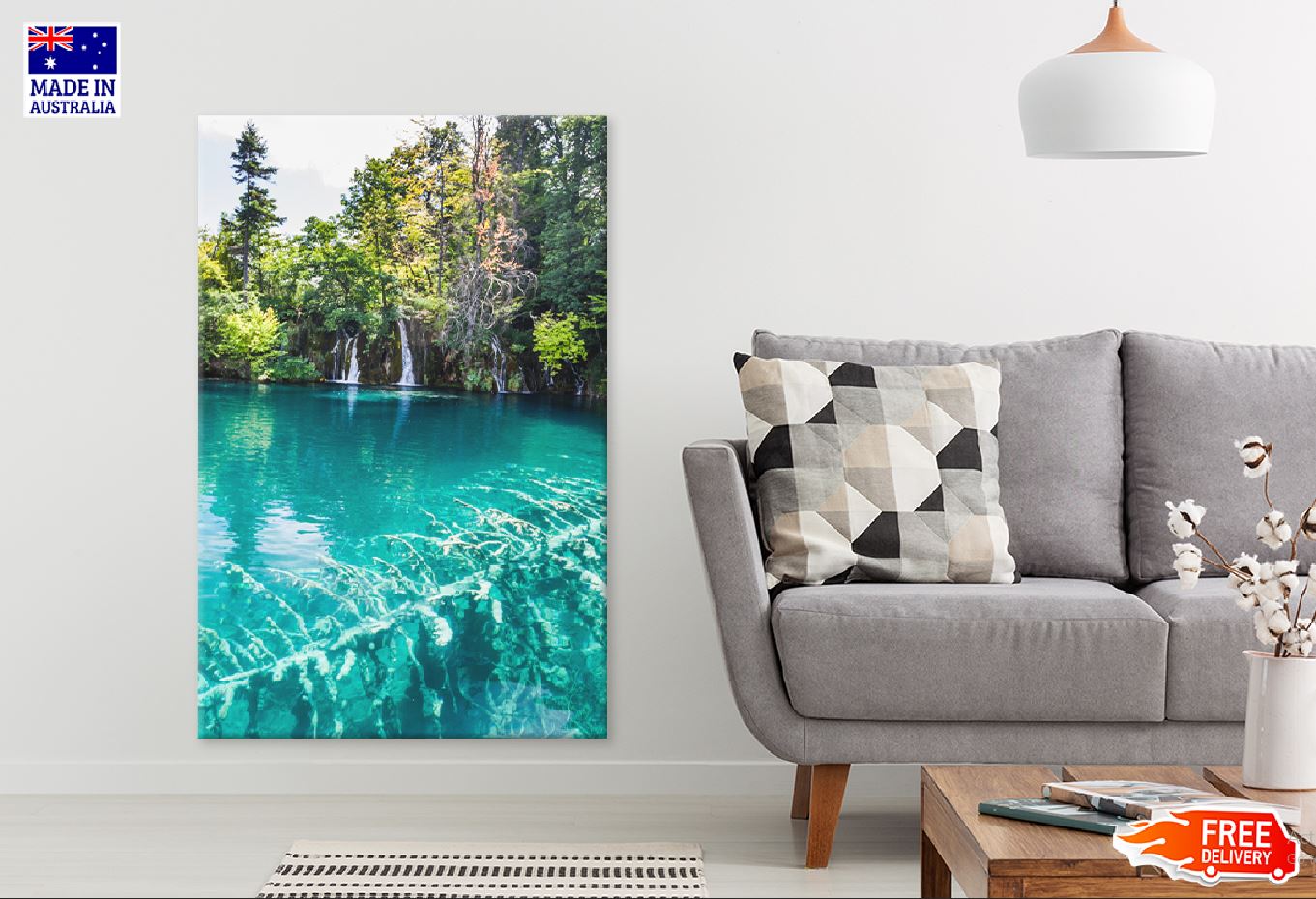 Lake Forest Plitvice Park Photograph Croatia Print 100% Australian Made