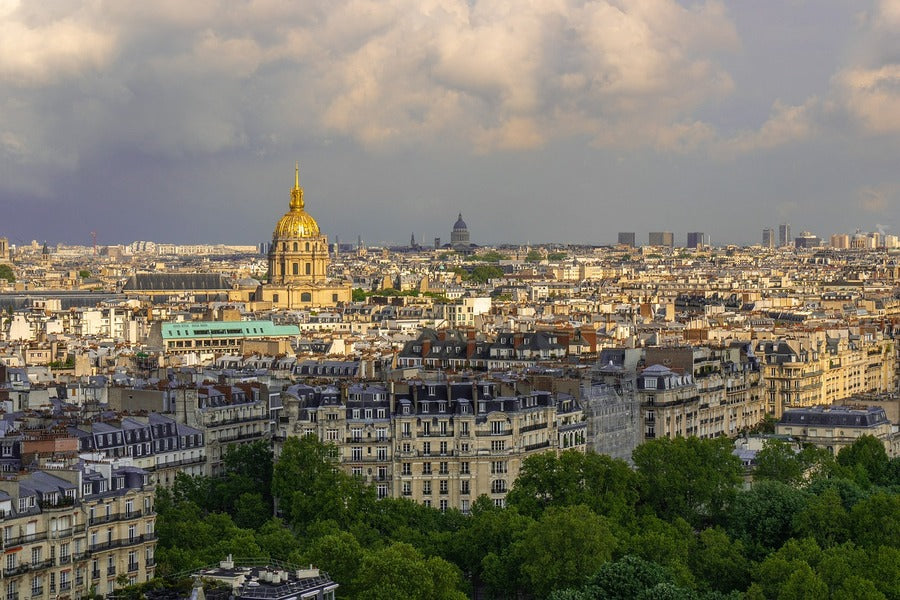 Paris Cityscape, France Aerial View Photograph Print 100% Australian Made