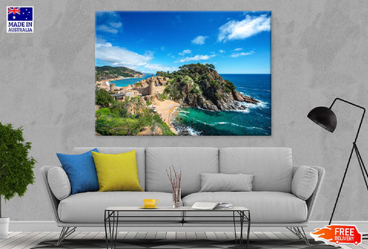 Badia de Tossa Bay Beach Photograph Spain Print 100% Australian Made