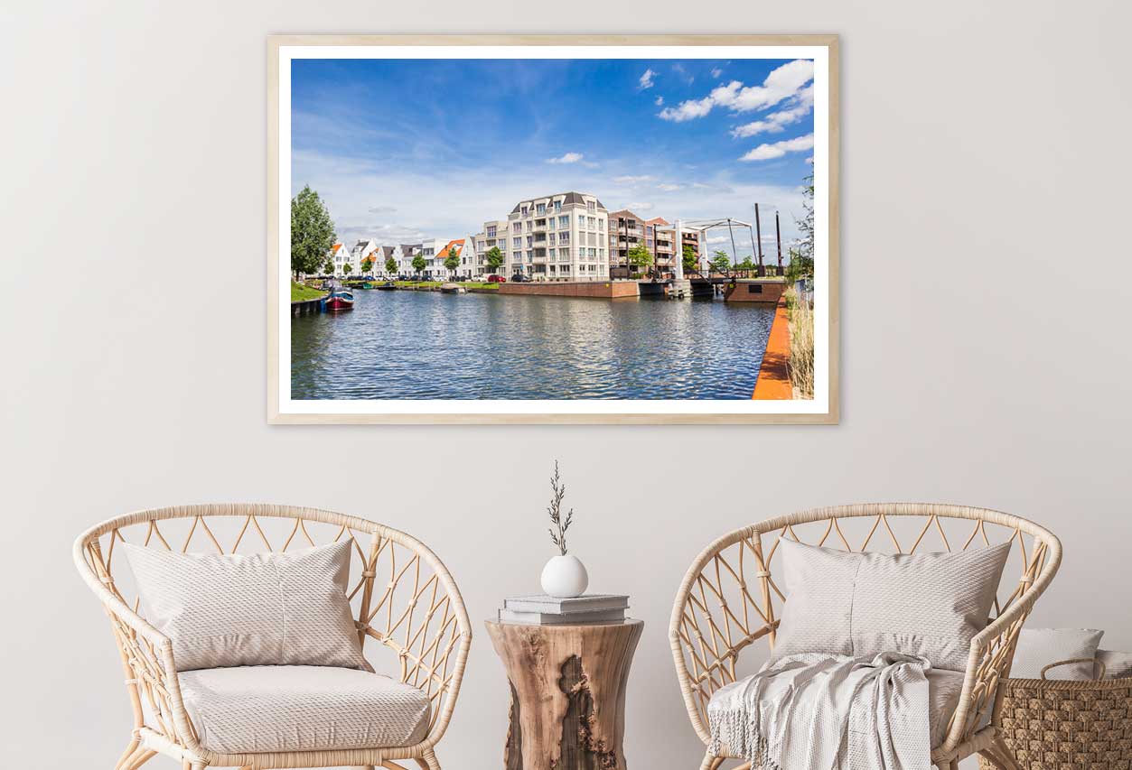 Apartment Building Harderwijk Photograph Home Decor Premium Quality Poster Print Choose Your Sizes