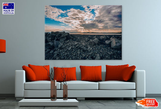 Colorado Beach in with Sunset Photograph Print 100% Australian Made