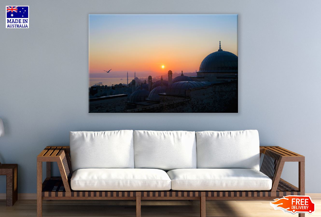 Suleymaniye Mosque Istanbul Sunset Photograph Print 100% Australian Made