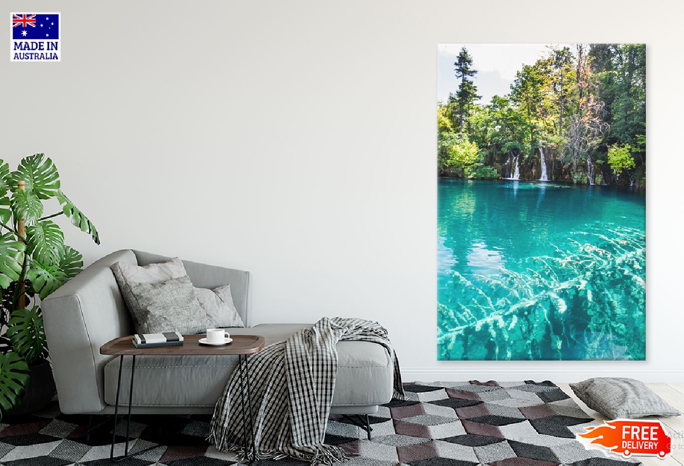 Lake Forest Plitvice Park Photograph Croatia Print 100% Australian Made