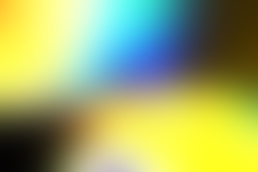 Black Blue & Yellow Abstract Design Print 100% Australian Made