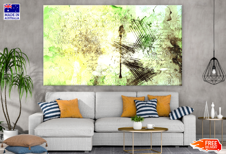 Green Abstract Design Print 100% Australian Made
