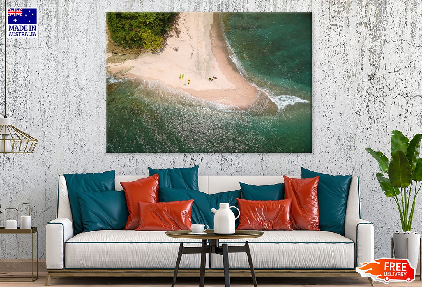Costa Rican Coast-line & Island View Photograph Print 100% Australian Made