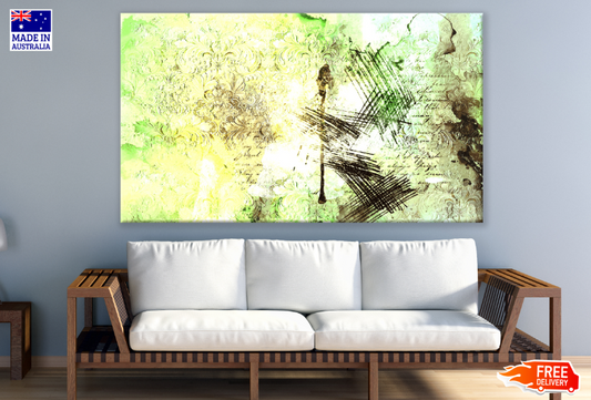 Green Abstract Design Print 100% Australian Made