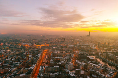 Polish City Wroclaw Sunset View Photograph Print 100% Australian Made