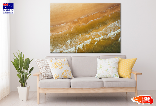 Sea Waves & Sea Shore View Photograph Print 100% Australian Made