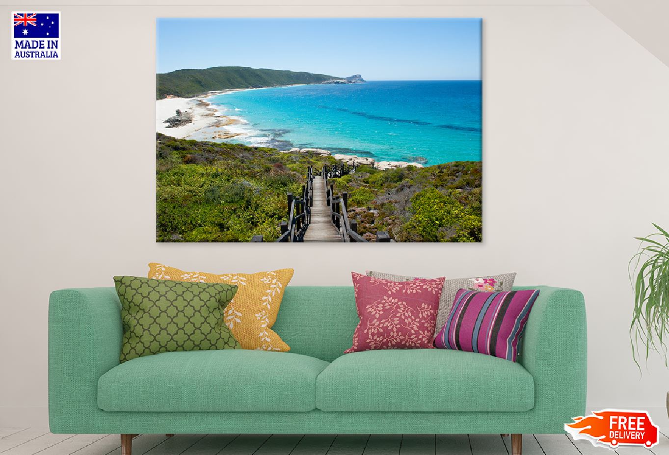 Cliff Coast & Cable Beach View Photograph Print 100% Australian Made