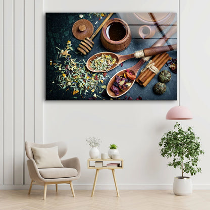 Honey Pot on Table Photograph Acrylic Glass Print Tempered Glass Wall Art 100% Made in Australia Ready to Hang