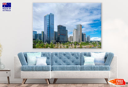 Osaka Business Park Photograph, Japan Print 100% Australian Made
