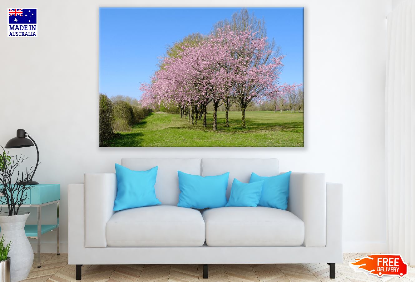 Cherry Blossom Trees Photograph Print 100% Australian Made