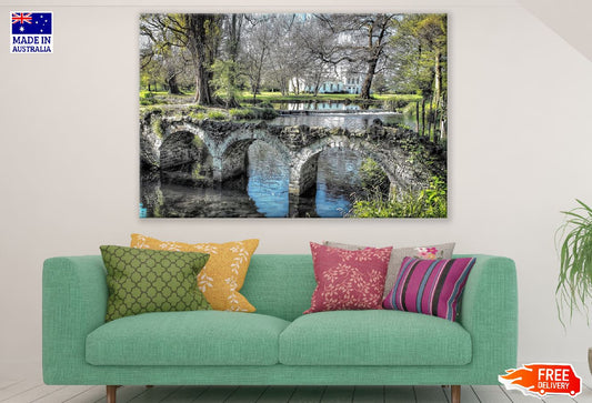 Wimbledon Park & Bridge Photograph Print 100% Australian Made