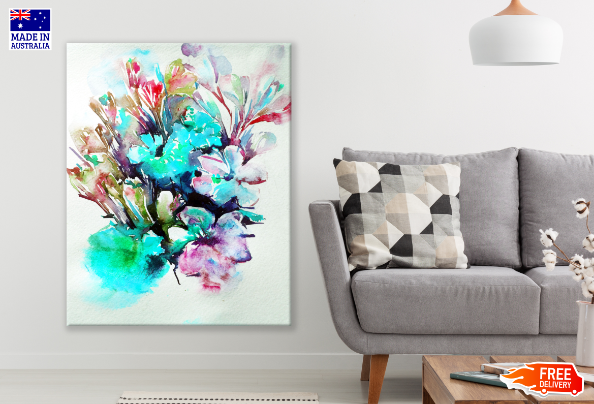 Watercolour Floral Painting Print 100% Australian Made