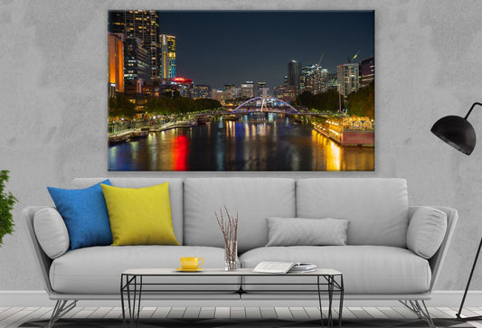 Melbourne Southbank Print 100% Australian Made