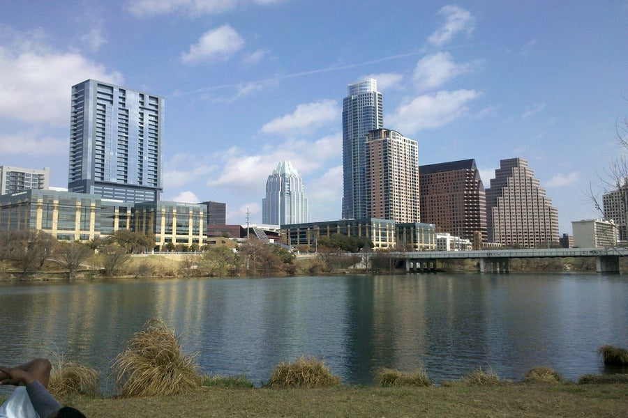 Colorado River in Austin City, Texas, USA Print 100% Australian Made