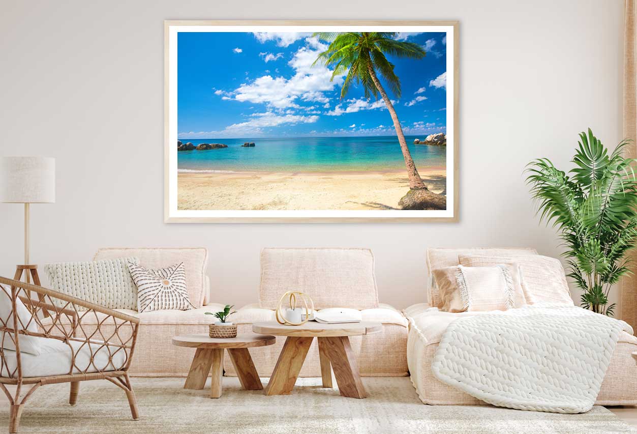 Coconut Palm on Sai Nuan Beach Photograph Home Decor Premium Quality Poster Print Choose Your Sizes