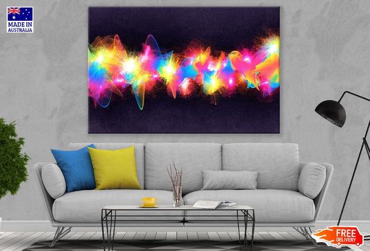 Rainbow Color Digital Abstract Design Print 100% Australian Made