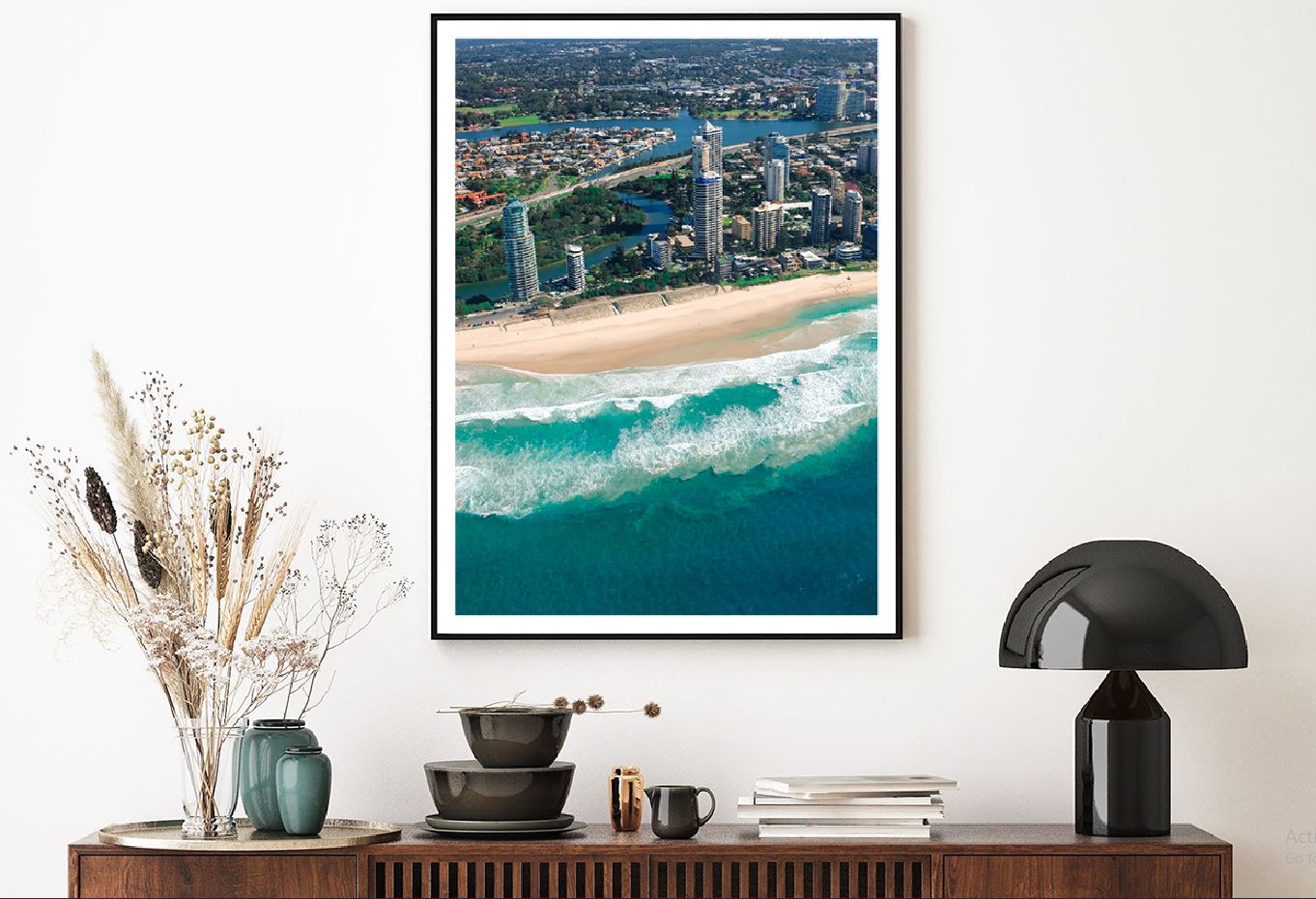 Tel Aviv Skyline Aerial View Scenery Home Decor Premium Quality Poster Print Choose Your Sizes