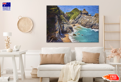 Rock On Sea & Mountain View Print 100% Australian Made