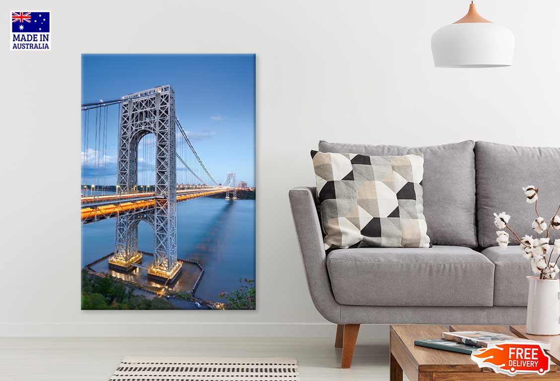 George Washington Bridge & Sky View Photograph Print 100% Australian Made