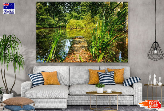 Green Forest & Lake Photograph Print 100% Australian Made
