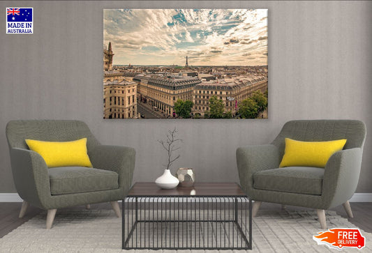 Arc De Triomphe Eiffel Tower View Photograph Print 100% Australian Made