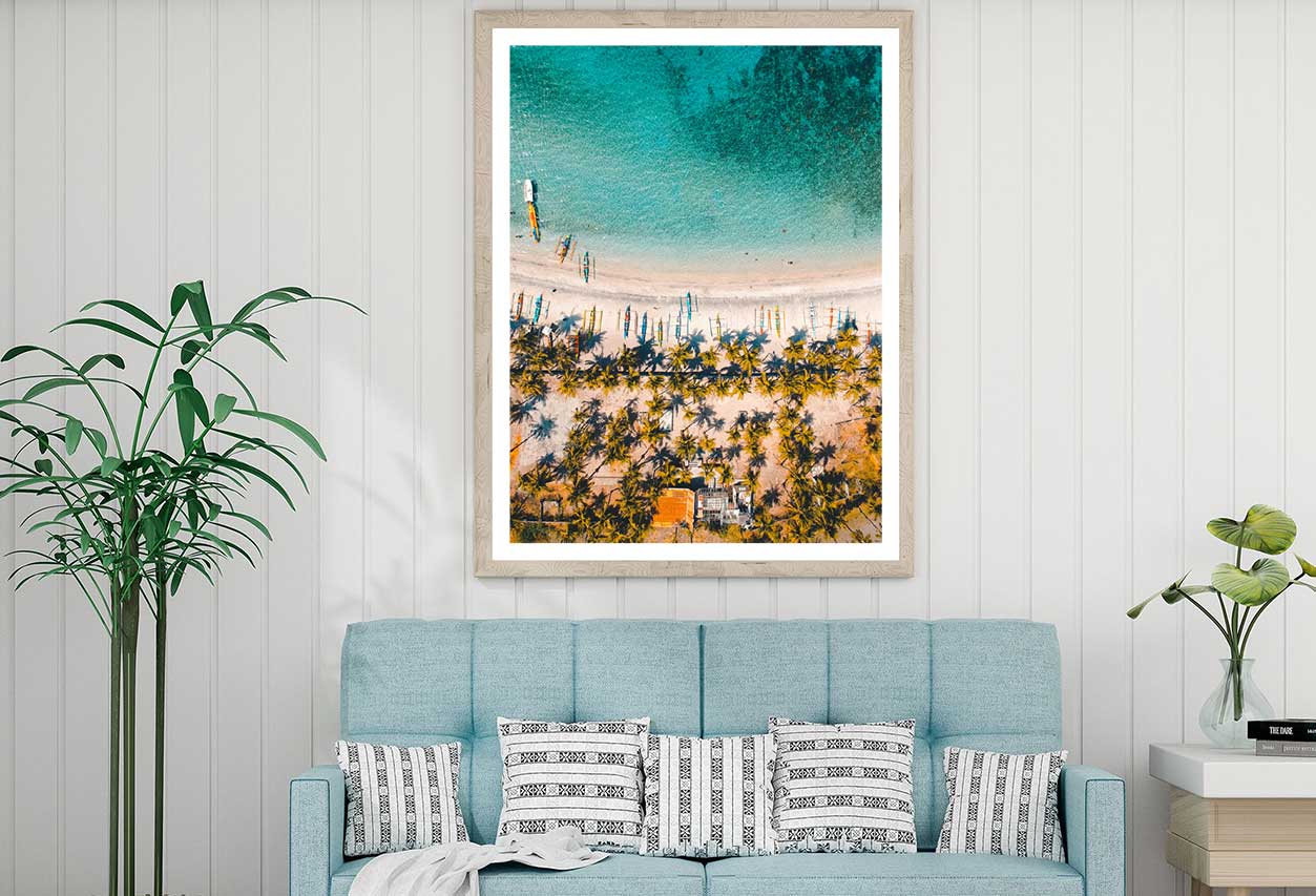 Masasa Beach Tingloy Aerial View Photograph Home Decor Premium Quality Poster Print Choose Your Sizes