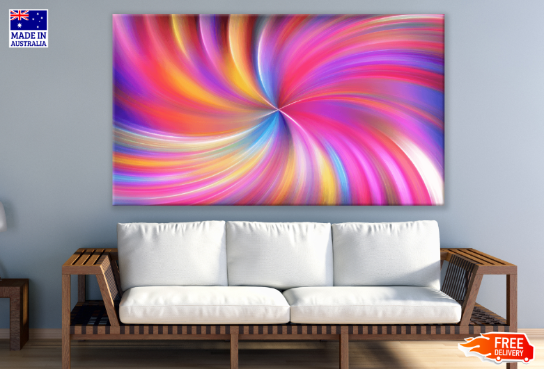 Colorful Abstract Design Print 100% Australian Made