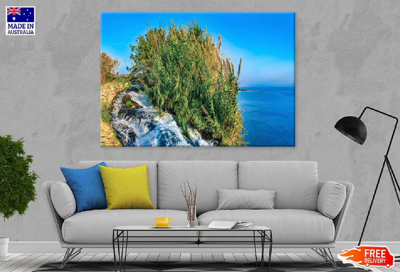 Cliff Above the Sea View Photograph Lower Düden Print 100% Australian Made