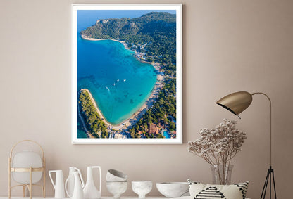 Moonlight Beach in Kemer Aerial View Photograph Home Decor Premium Quality Poster Print Choose Your Sizes