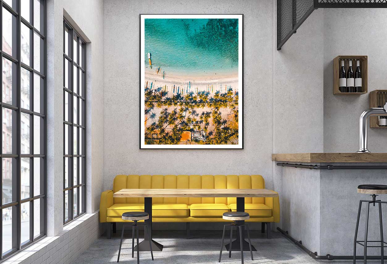 Masasa Beach Tingloy Aerial View Photograph Home Decor Premium Quality Poster Print Choose Your Sizes