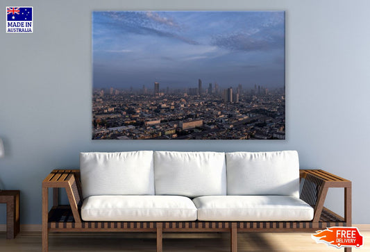 Bangkok View Thailand Aerial Photograph Print 100% Australian Made