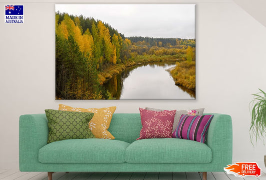 Autumn Forest & Lake Photograph Print 100% Australian Made