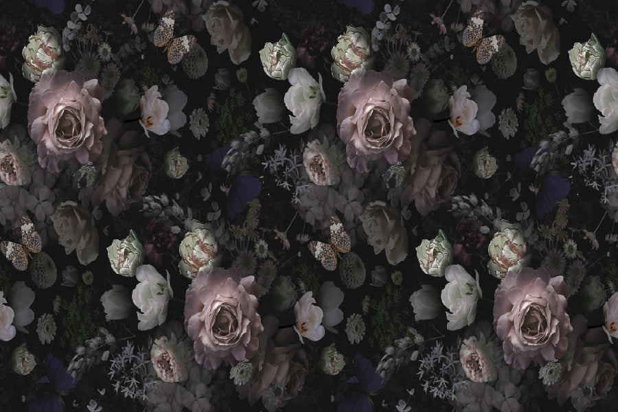 Dark Flowers Closeup Photograph Print 100% Australian Made