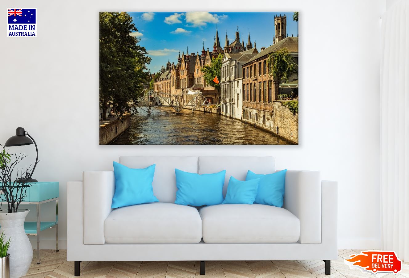 Bruges City in Belgium Photograph Print 100% Australian Made