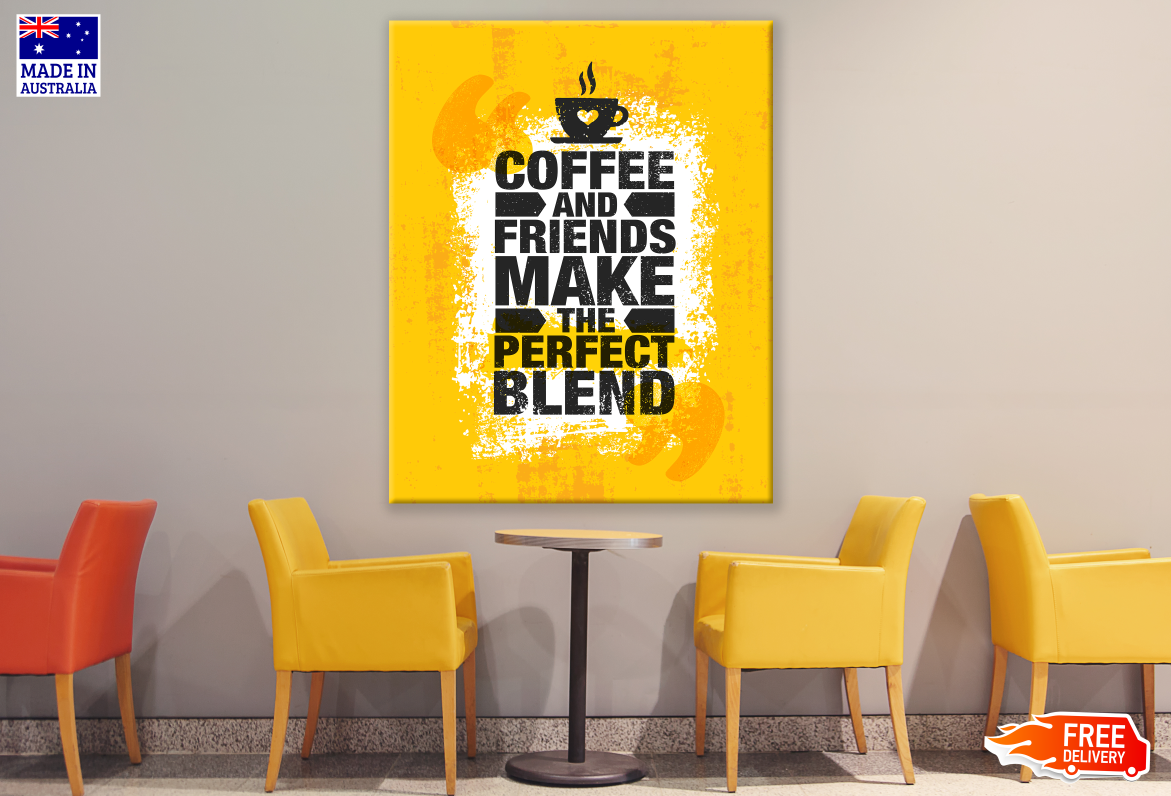 Coffee Quotes Kitchen & Restaurant Print 100% Australian Made