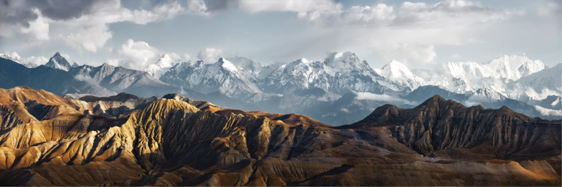 Panoramic Canvas Seven Mountains Photograph High Quality 100% Australian made wall Canvas Print ready to hang