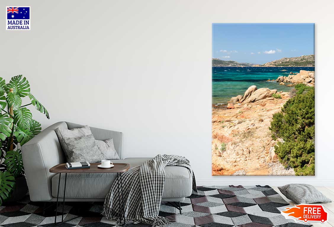 Maddalena Beach View Photograph in Sardinia Print 100% Australian Made