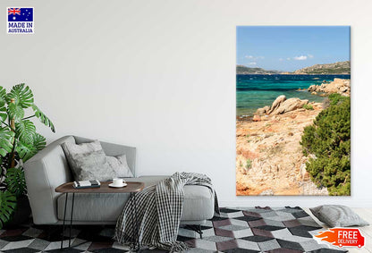 Maddalena Beach View Photograph in Sardinia Print 100% Australian Made