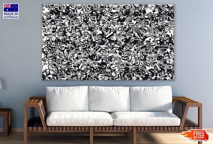B&W Abstract Design Print 100% Australian Made