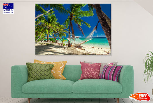 Palm Trees Fiji Island View Photograph Print 100% Australian Made