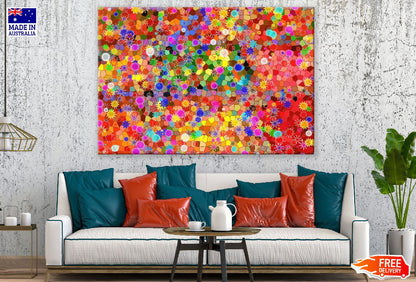 Colorful Abstract Memphis Design Print 100% Australian Made