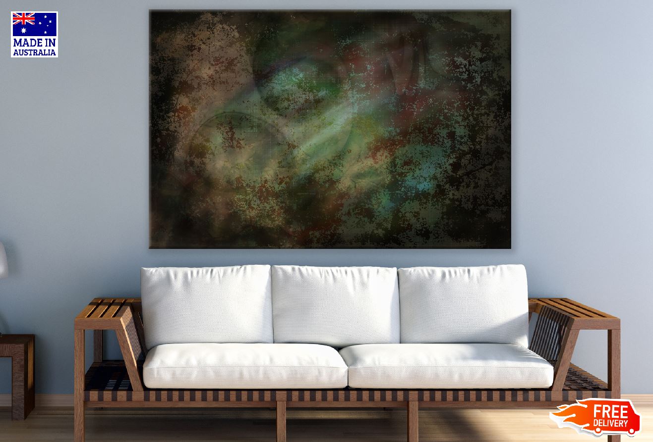 Maroon & Grey Abstract Design Print 100% Australian Made